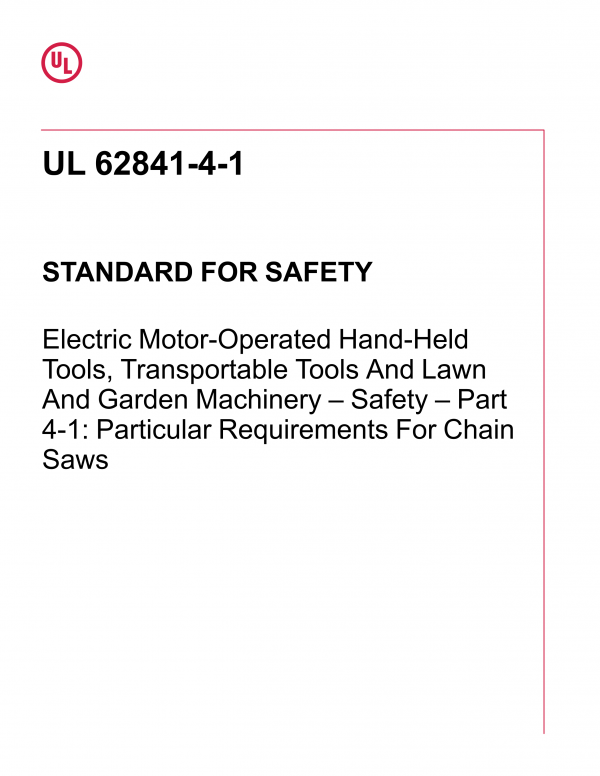 UL 62841-4-1 PDF UL 62841-4-1 PDF